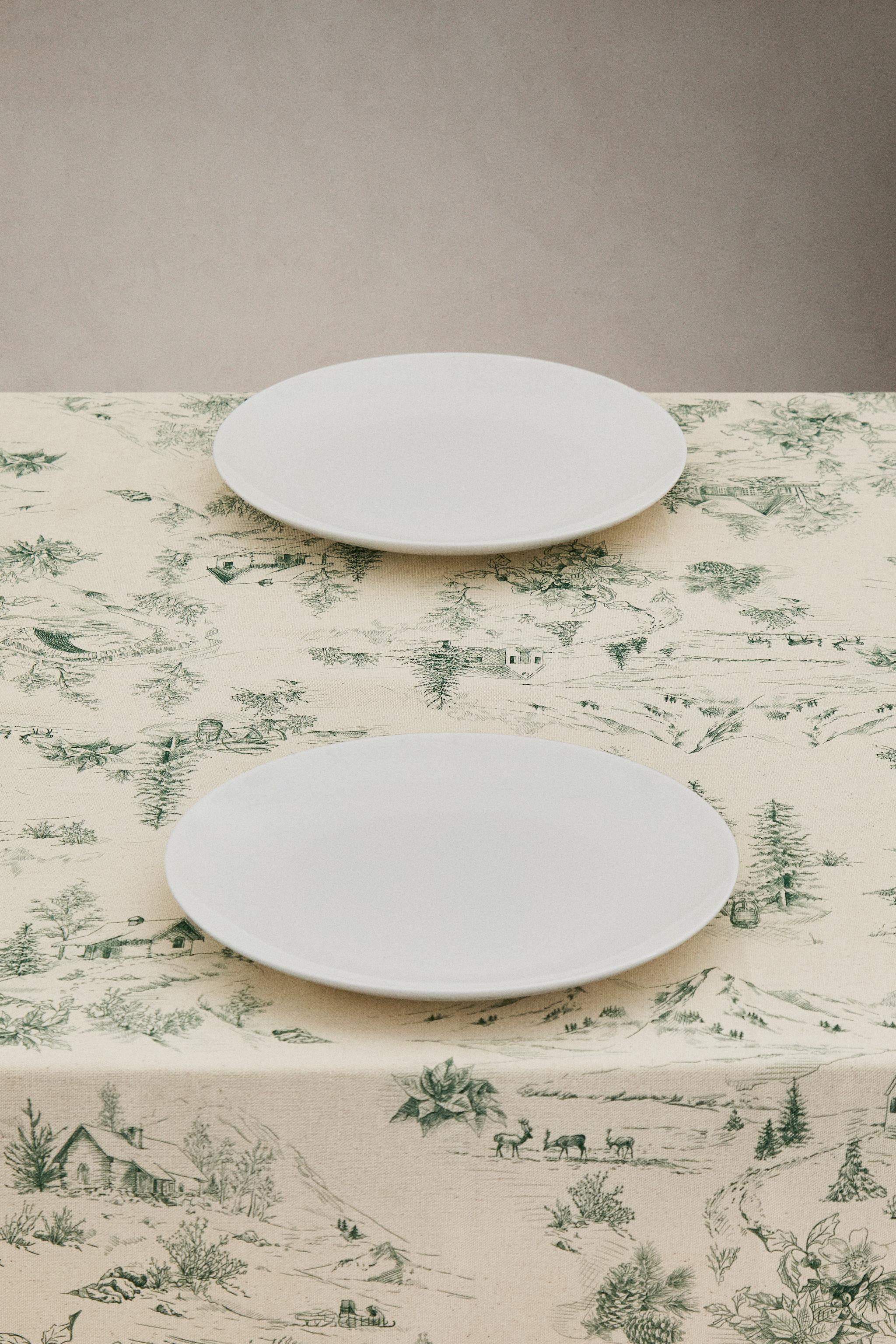 TOILE DE JOUY CHRISTMAS COTTON TABLECLOTH